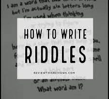 Why You Should Start Writing Riddles