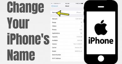 How to Change the Name of Your iPhone?